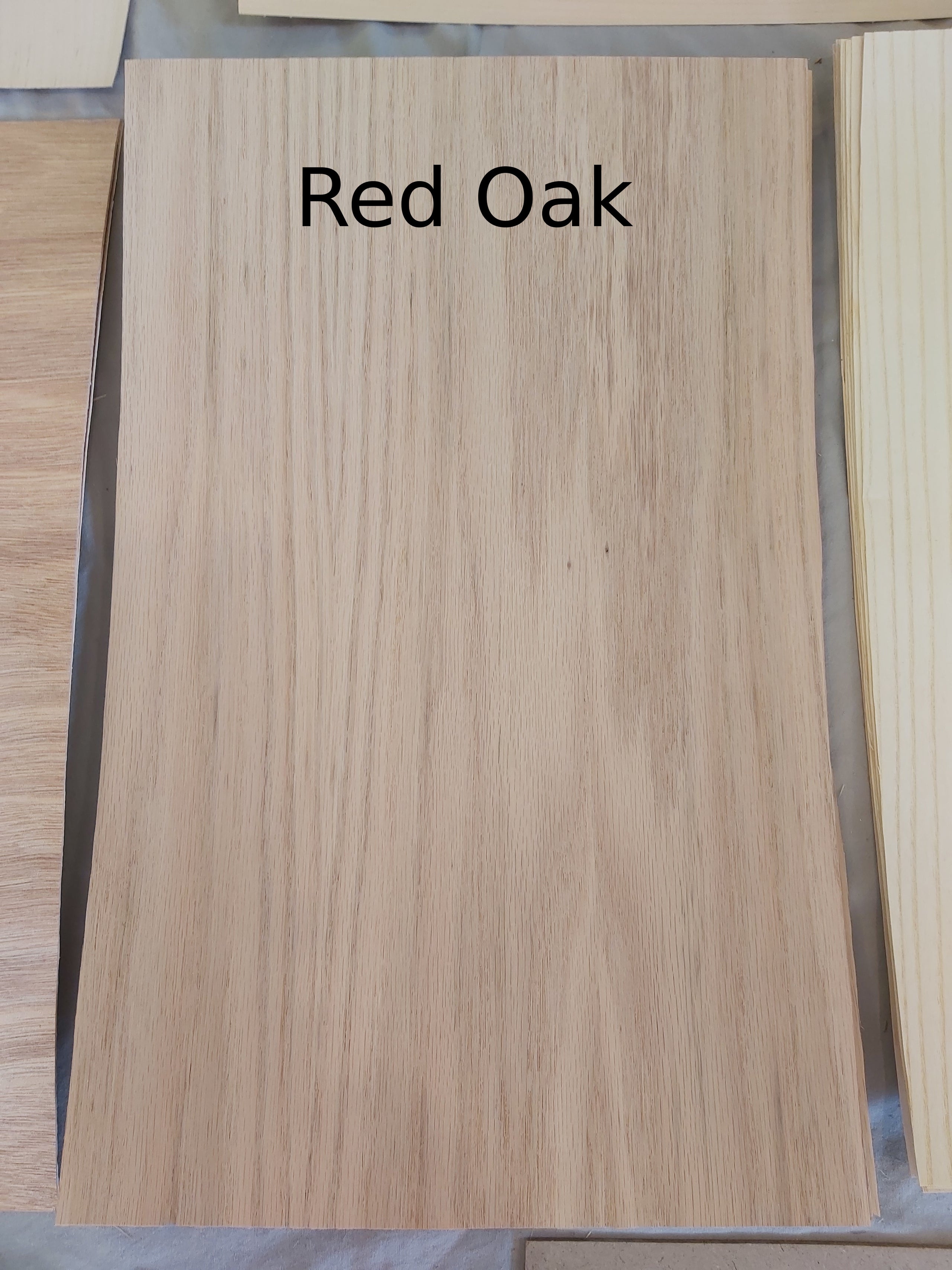 5/32 RED OAK Plywood / Red Oak for laser cutters in